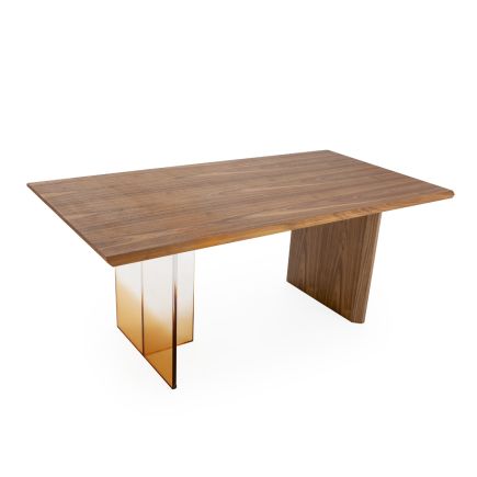 Vista Frontal Izquierda Mesa Comedor Madera Milena