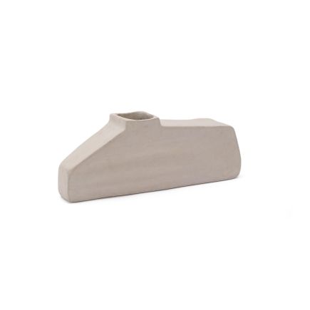 Jarrón Papel Maché Gris Lahara Pequeño