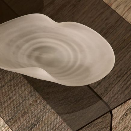 Imagen de Detalle Ambiente Centro Mesa Vidrio Glaseado Ondaro