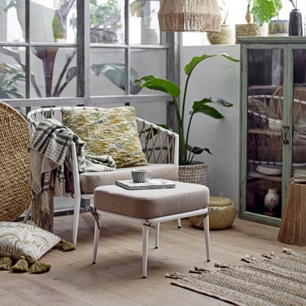 Metal Stool White Samr | Procomobel