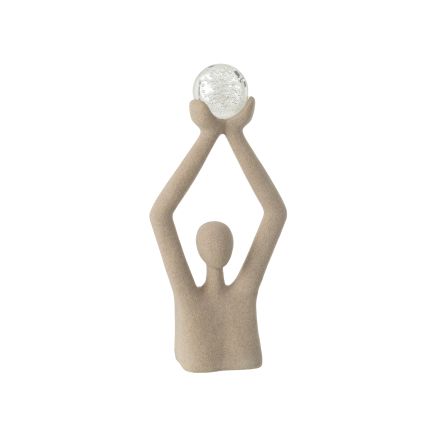 Busto Bola Resina Craciun