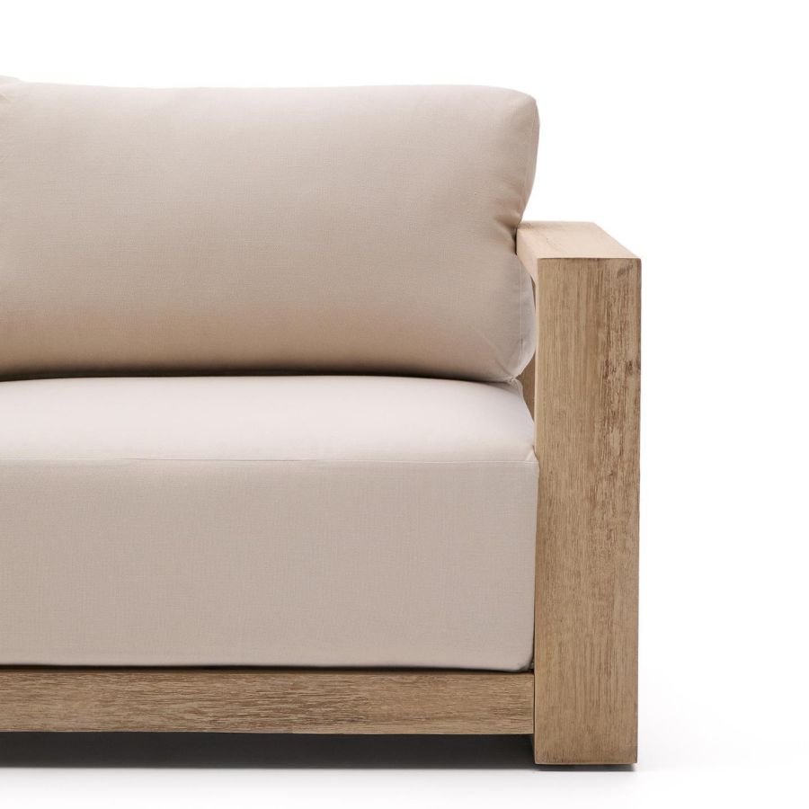 Acacia Solid Wood Sofa 'Ambra'