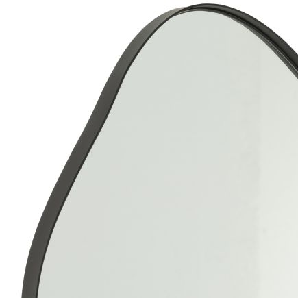 Vista Frontal Espejo Moderno Negro Irregular Stancu S