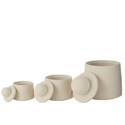 Vista Lateral Izquierda Set de Macetas Rotaru