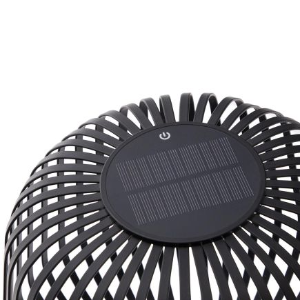 Imagen de Detalle Placa Solar Lámpara Pie Solar Metal Reiba
