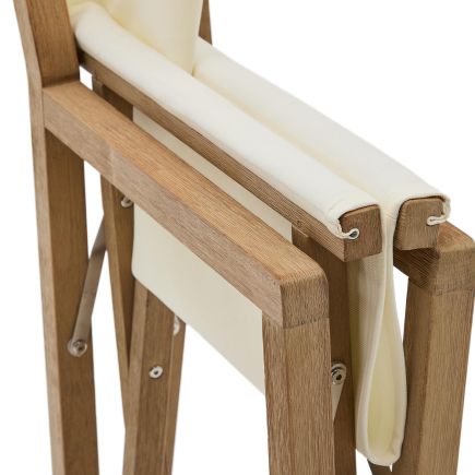 Imagen de Detalle Plegado Silla Plegable Exterior Madera Vilara