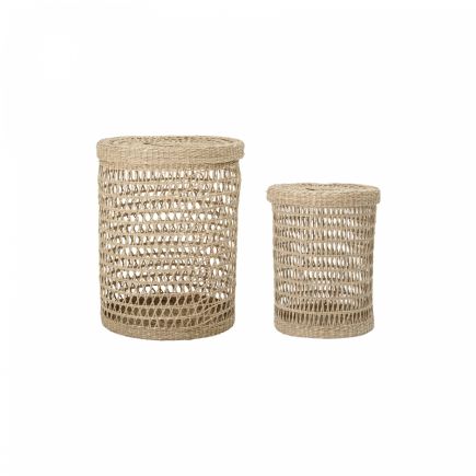 Set of 2 Baskets with Lid Oleg | Procomobel