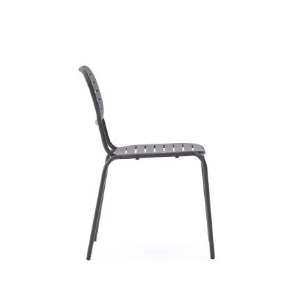 Vista Lateral Derecha Silla Exterior Aplilable Brai