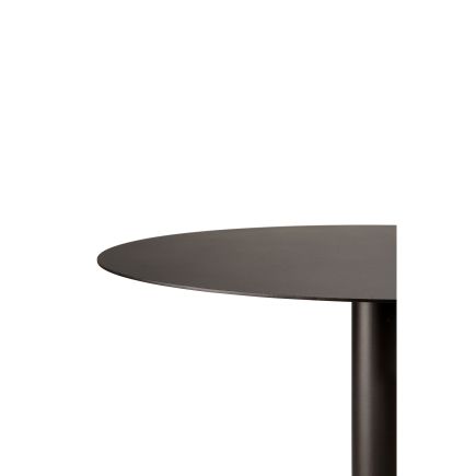 Vista Lateral Izquierda Mesa Comedor Metal Blend