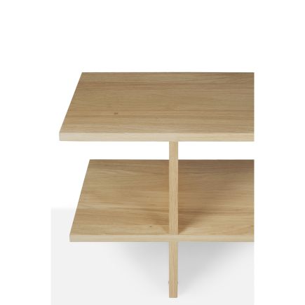 Imagen de Detalle Lejas Mesa Auxiliar Roble Kabuki