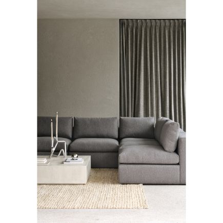 Foto en Ambiente Conjunto Módulo Central Sofá Mellow Negro