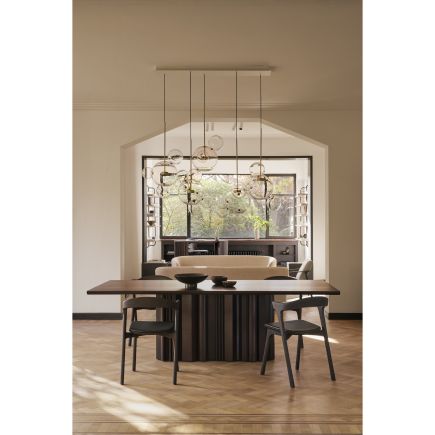 Foto en Ambiente Conjunto Mesa Comedor Madera Sequence