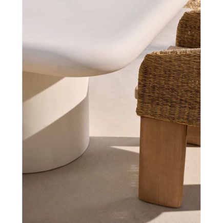 Foto en Ambiente con Silla Mesa Cemento Addaia