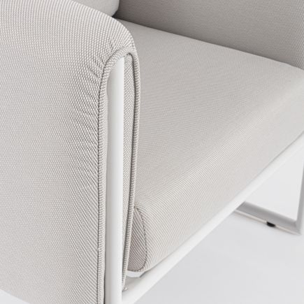 Vista Lateral Izquierda Sillón Exterior Amílcar