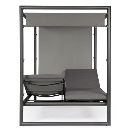 Vista Trasera Derecha Daybed Konnor Negra Asdrúbal