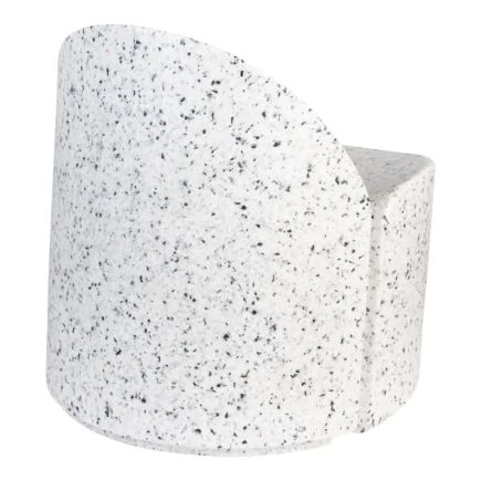 Vista Trasera Derecha Sillón Lounge Bloom Blanco