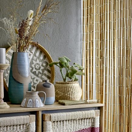 Set of 3 Decorative Wall Trays Bamboo Thoban | Procomobel