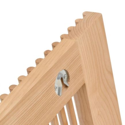 Vista Trasera Cabecero roble para cama de 90 cm ‘Beyla’