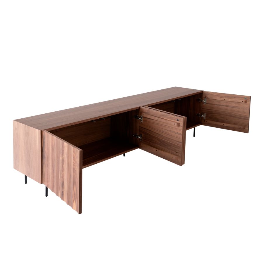 Walnut TV stand 'Dobby'