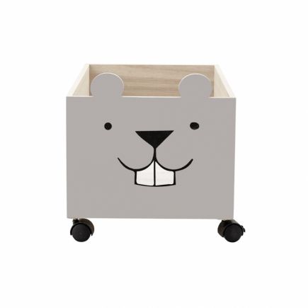 Wooden Box with Wheels Harald | Procomobel