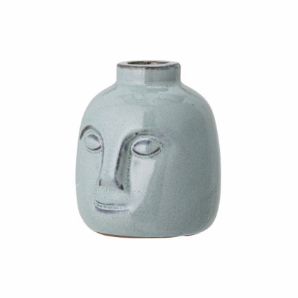 Yves Green Stoneware Candle Holder : Procomobel