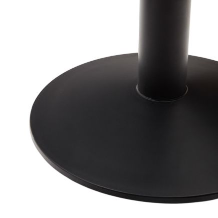 Imagen de Detalle Mesa de Exterior Redonda Negra Esilda