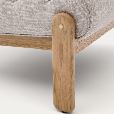 Imagen de Detalle Butaca Madera Magira Natural
