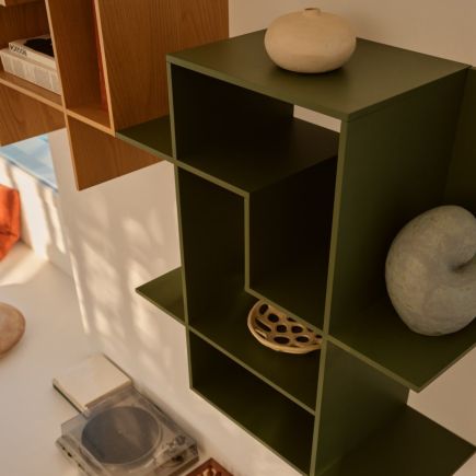 Foto en Ambiente Estantería Modular Ina Verde