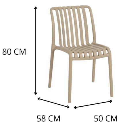 Silla Exterior Nukak Medidas