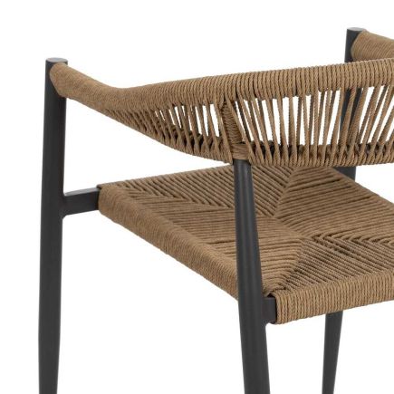 Vista Trasera Silla Comedor Exterior Himilce