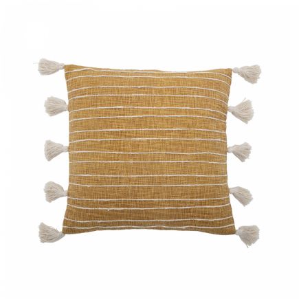 Ochre Cushion with Hallad Tassels | Procomobel