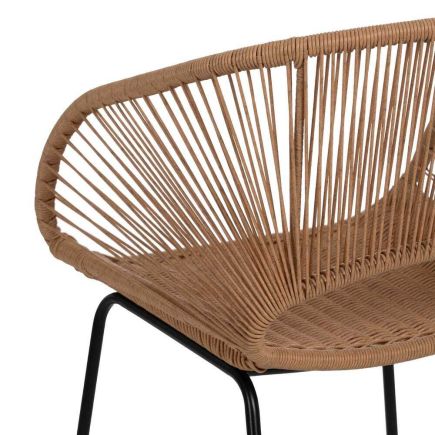 Imagen de Detalle Trasero Sillón Exterior Acero Ume