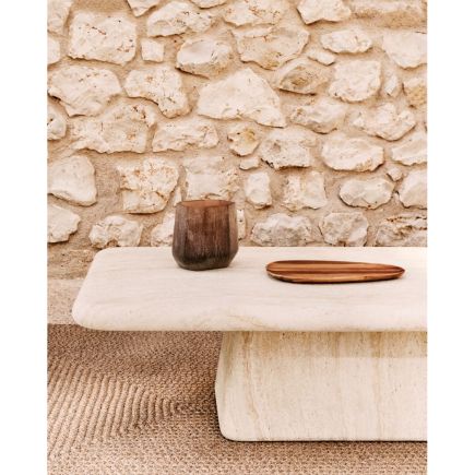 Imagen de Ambiente Detalle Mesa Auxiliar Centro Rectangular Drasi