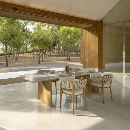 Foto en Ambiente Mesa de Comedor Exterior Venice Beige