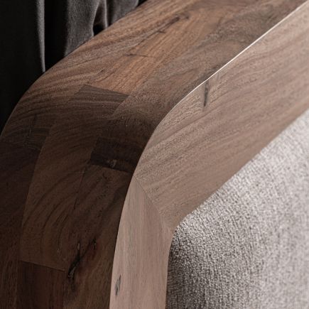 Detalle de Tela Cama Madera Cazaux