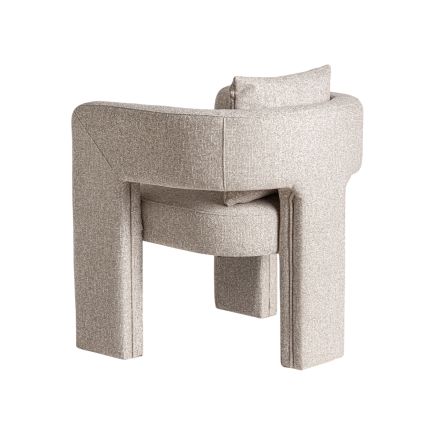 Vista Trasera Sillón Madera Clair