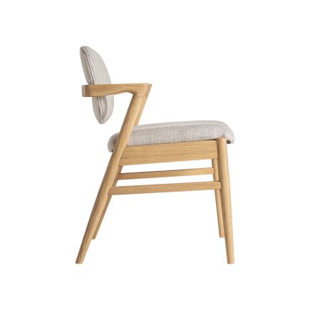 Vista Lateral Derecha Silla Comedor Six