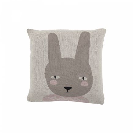 Cotton Cushion with Olav Rabbit Drawing | Procomobel