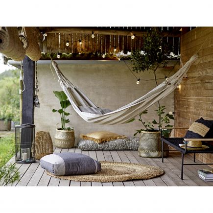 Jute Cushion Brown Borg | Procomobel
