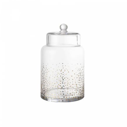 Transparent Glass Jar with Lid Karen : Procomobel