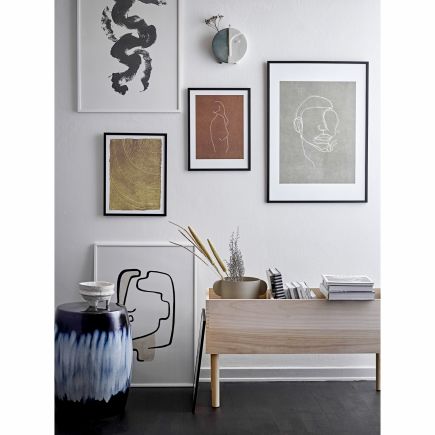 Grimil Gray Metal Vase : Procomobel