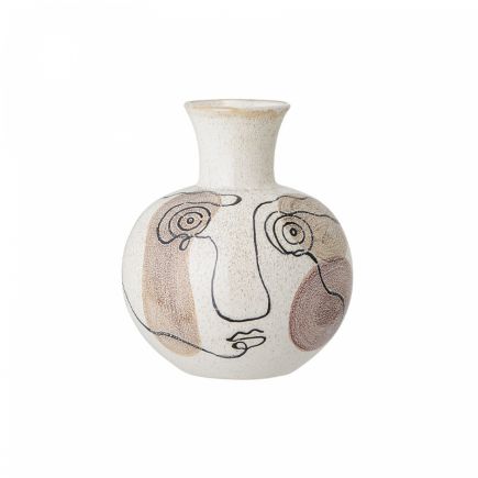 White Painted Vase Brenda | Procomobel