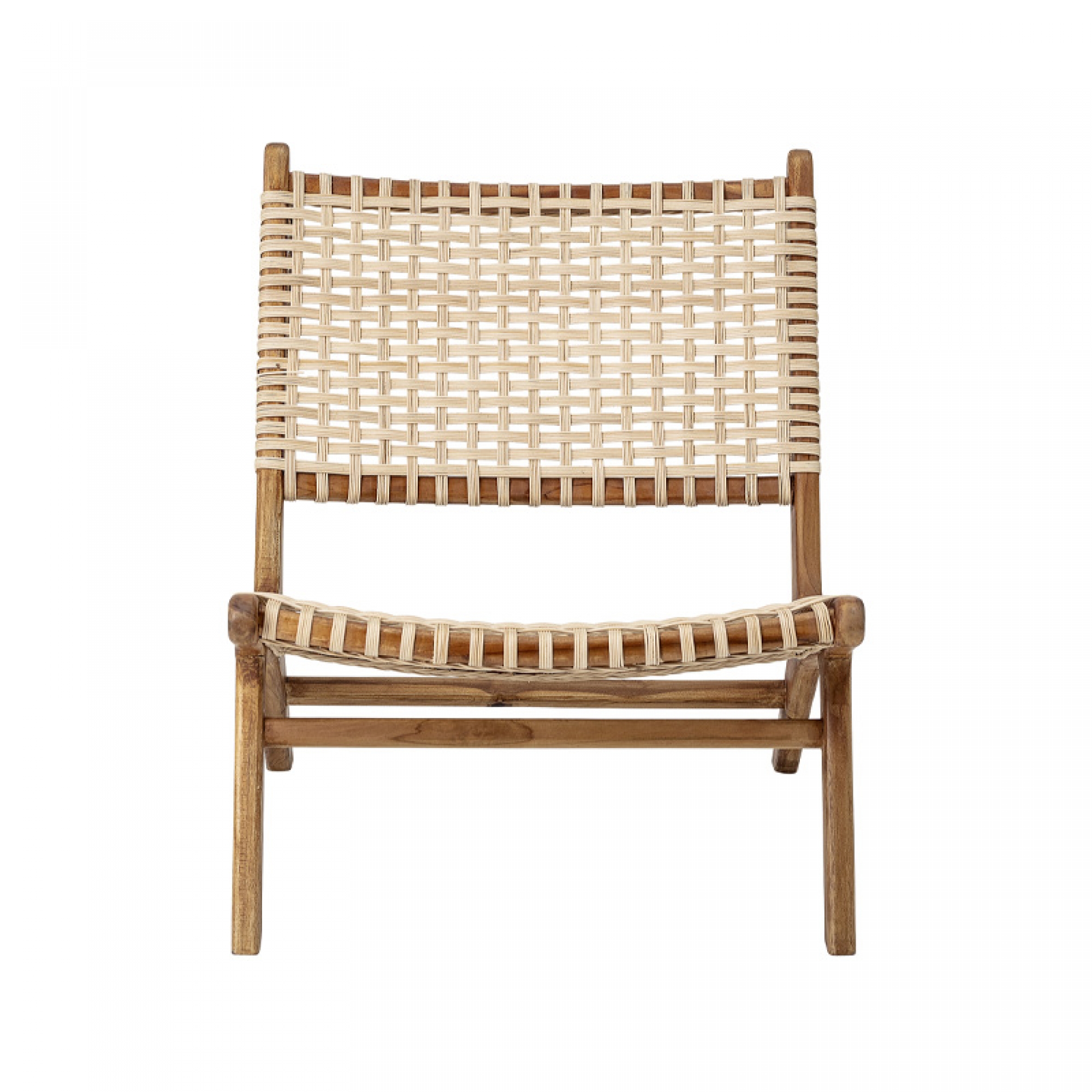 Natural Teak Wood Chair 'Rune'