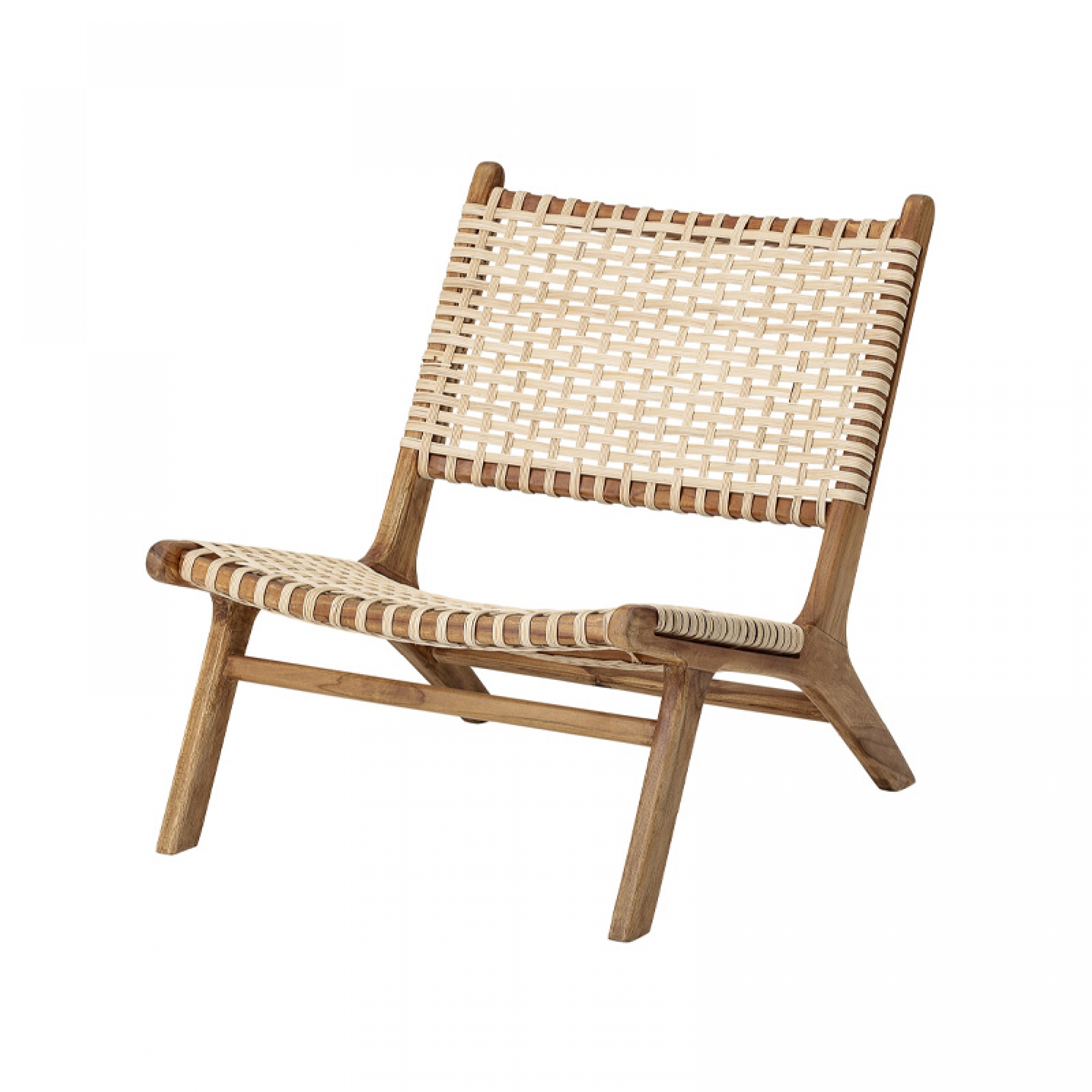 Natural Teak Wood Chair 'Rune'