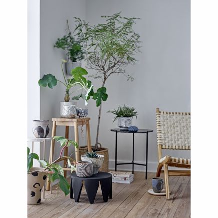 Rincón botánico con Silla de Madera Teca Natural Rune