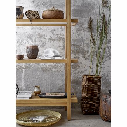 Estantería con Bandeja Hoja Decorativa Thor