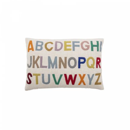 Rectangular Alphabet Cushion Asser | Procomobel
