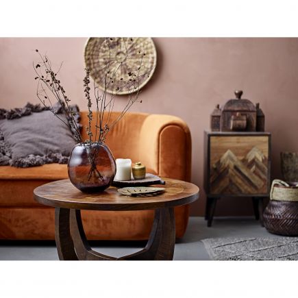 Brown Sofa 2 Seats Halma | Procomobel