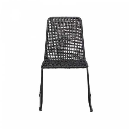 Black Metal Outdoor Chair Dag | Procomobel