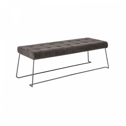 Ragnar Brown Velvet Bench | Procomobel